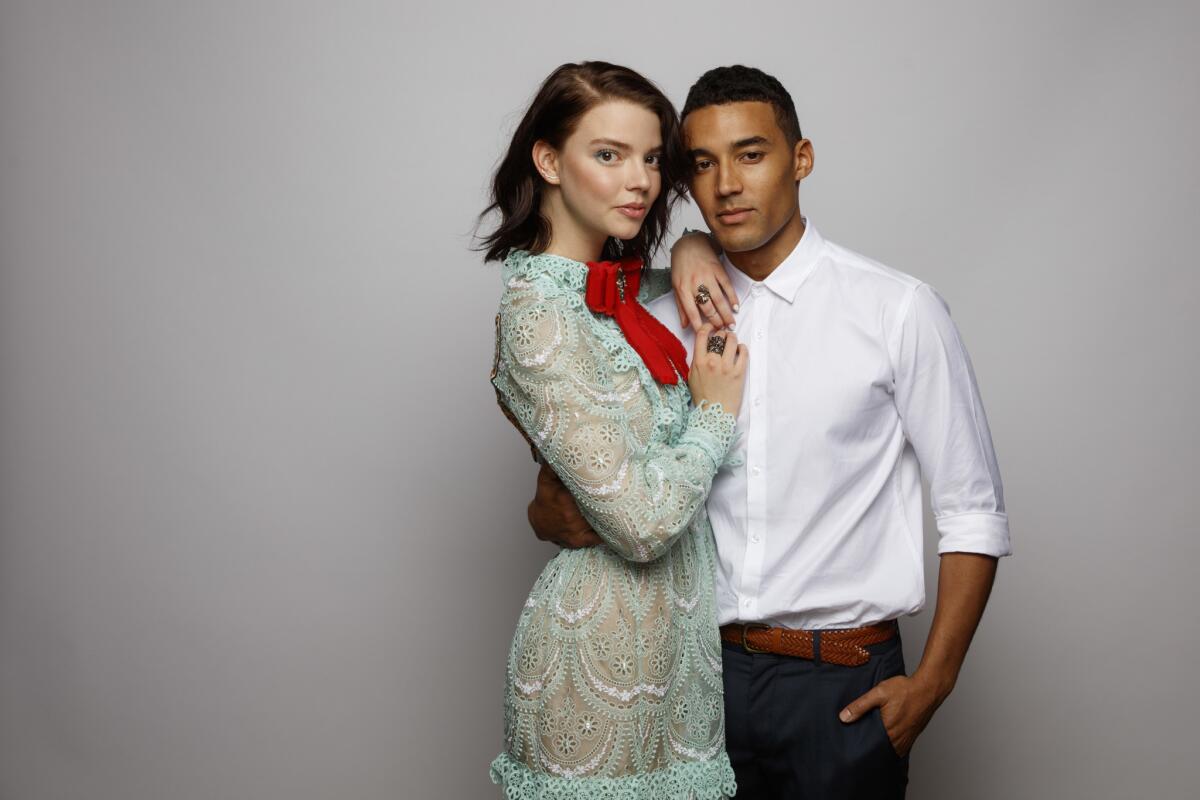 Actress Anya Taylor-Joy and actor Devon Terrell, from the bio-pic "Barry," which looks at an era in Barack Obama's early adulthood.