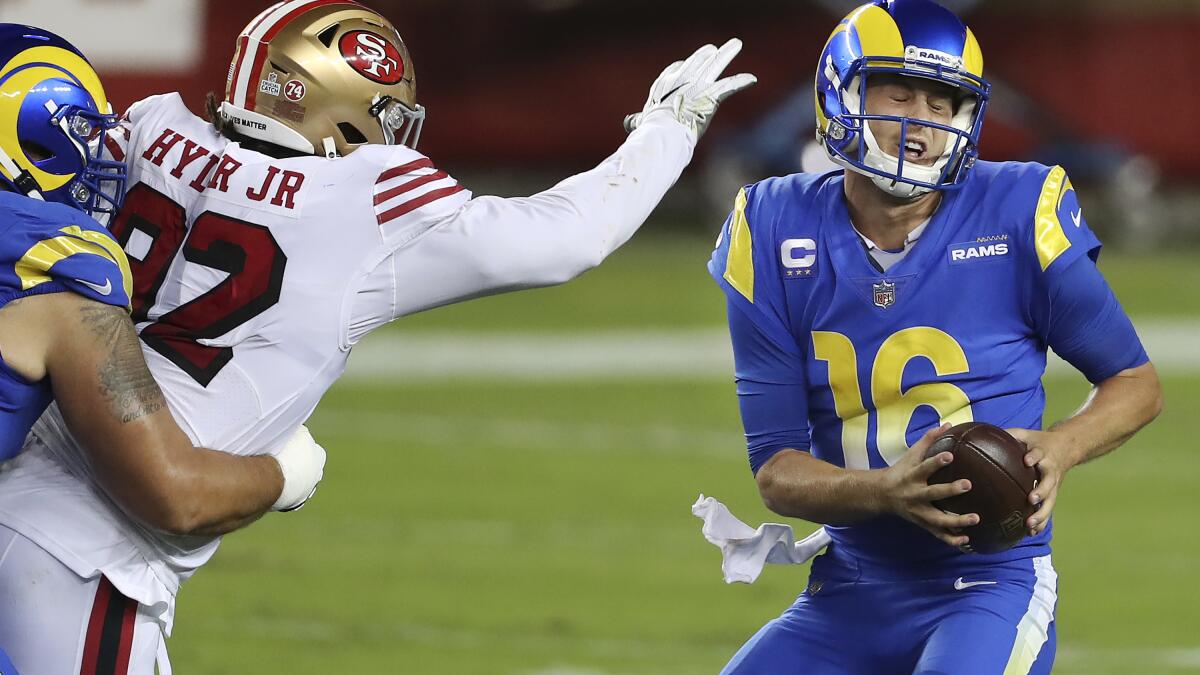 NFC West: 49ers vs. Rams a huge division game early in season