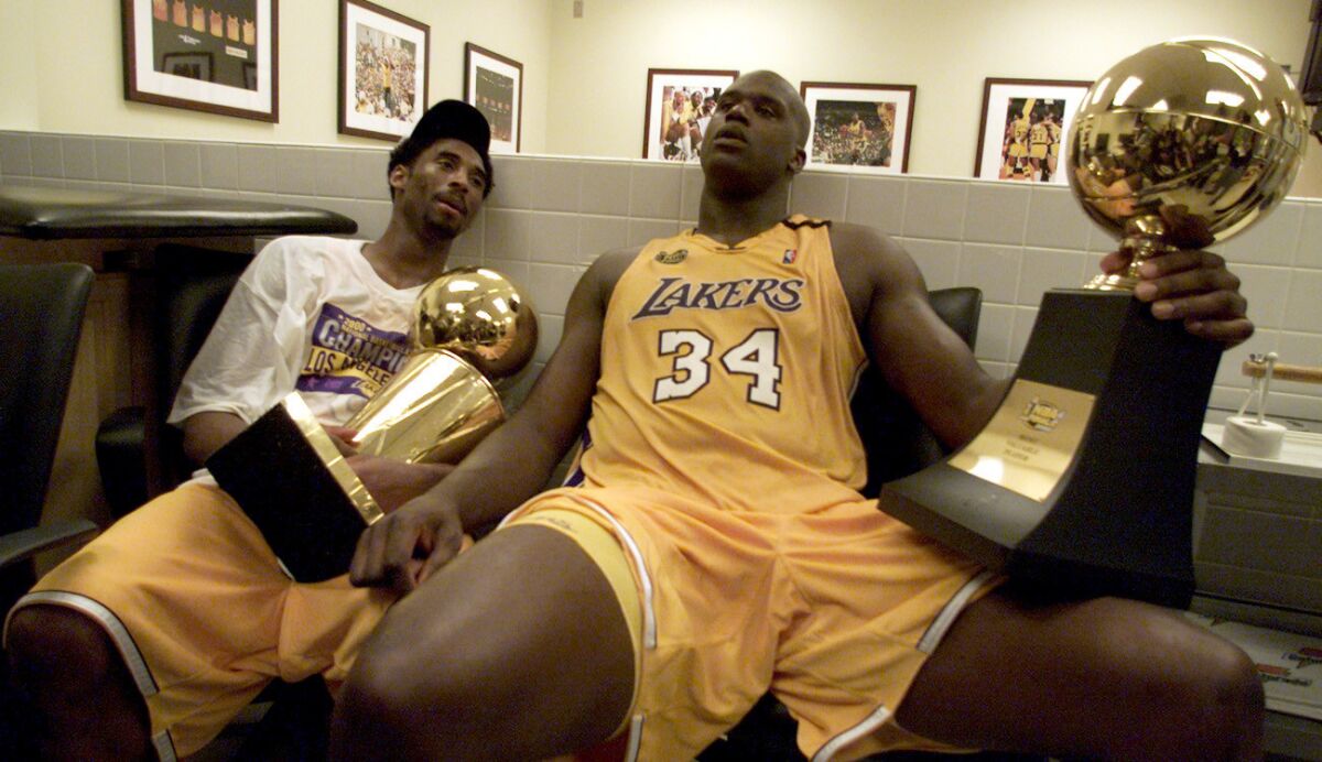 Eleven years after messy breakup with Lakers, Kobe and Shaq ...