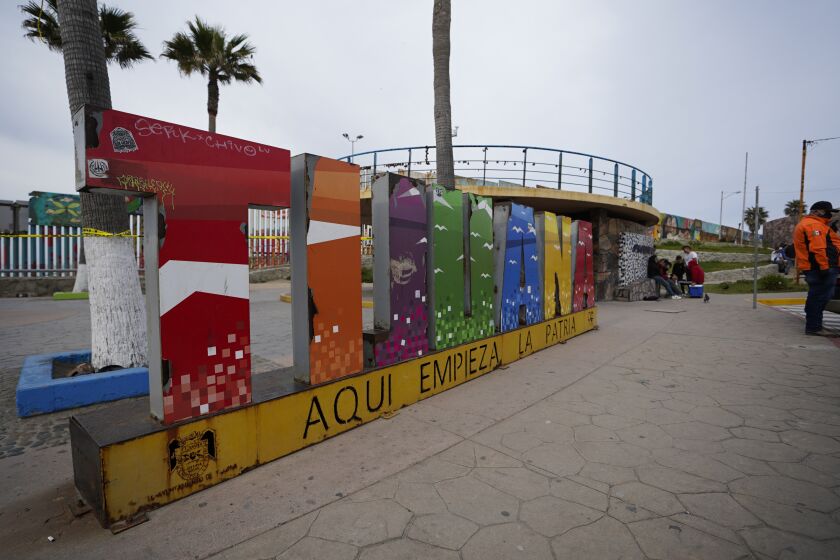 Tijuana, Baja California, Mexico March 31st, 2020 | A tourist location in Tijuana is empty on this Tuesday. Tijuana beaches have been closed due to the coronavirus. Police have put up yellow tape around the Friendship Park on the Mexico side. | (Alejandro Tamayo, The San Diego Union Tribune 2020)
