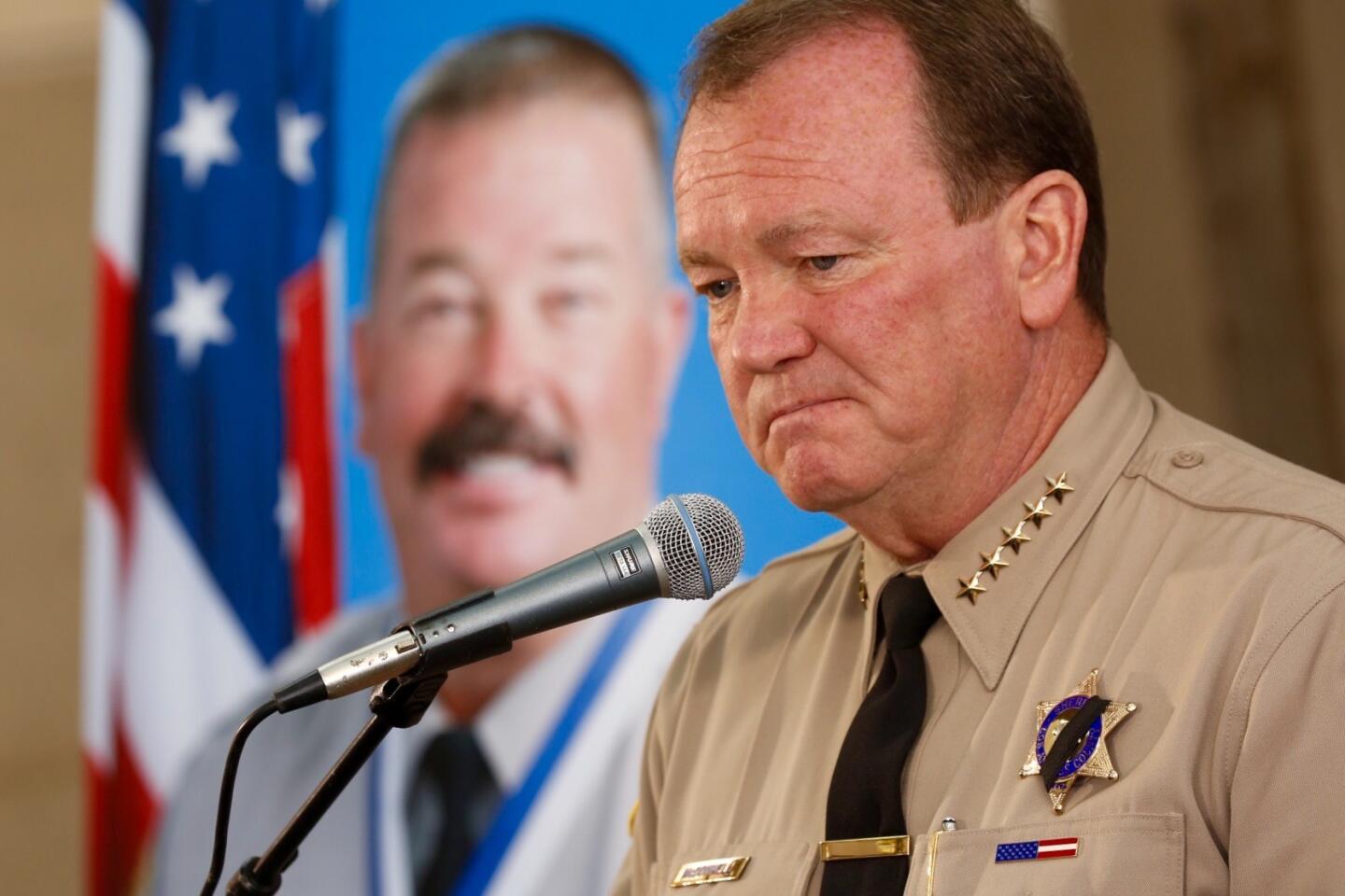 Memorial for L.A. County sheriff’s Sgt. Steve Owen