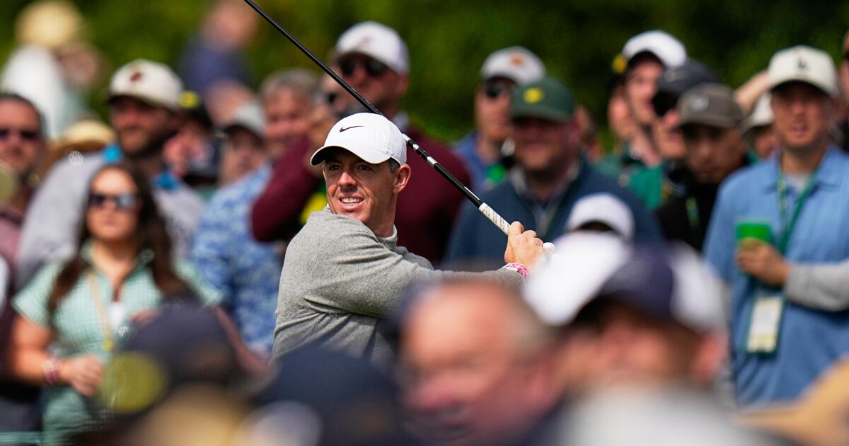 Le champion en titre des Masters, Rory McIlroy, a hâte de rattraper les autres