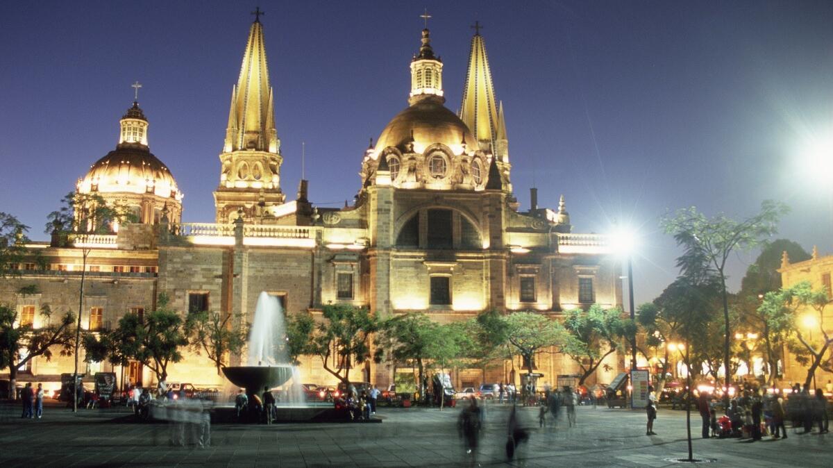 The Main Square of Guadalajara, Mexico, the capital of Jalisco state. An Aeroméxico flight can get you there for less than $250.