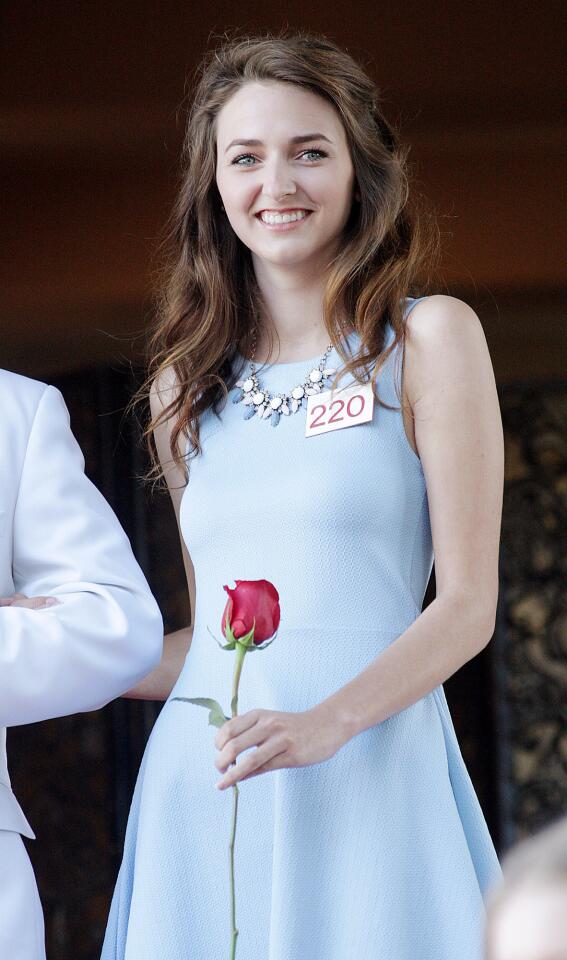 Finalist Elizabeth Bromley, of La Cañada High School, is introduced at the announcement of the 2016 Tournament of Roses Royal Court at the Tournament House in Pasadena on Monday, Oct. 5, 2015.