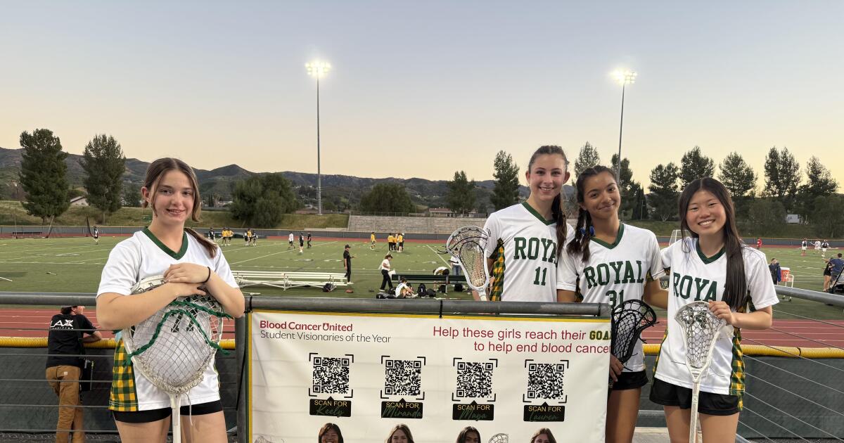 Prep talk: Pemain lacrosse kerajaan membantu mengumpulkan dana untuk melawan kanker darah