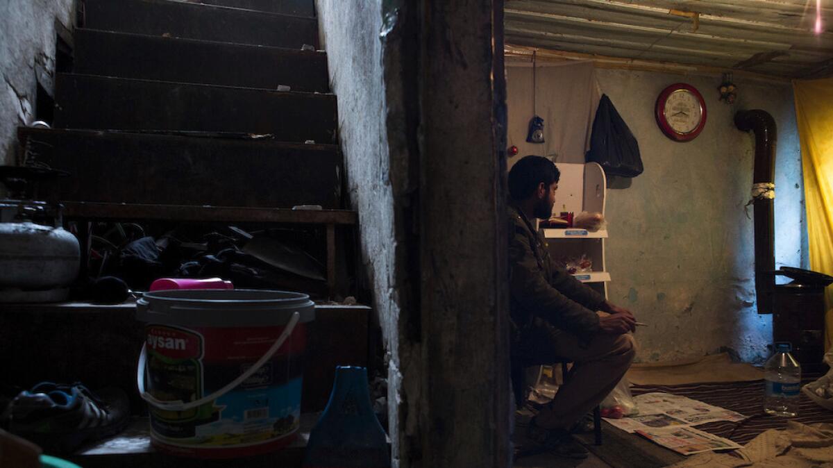 An Afghan living in Istanbul's Vefa neighborhood.