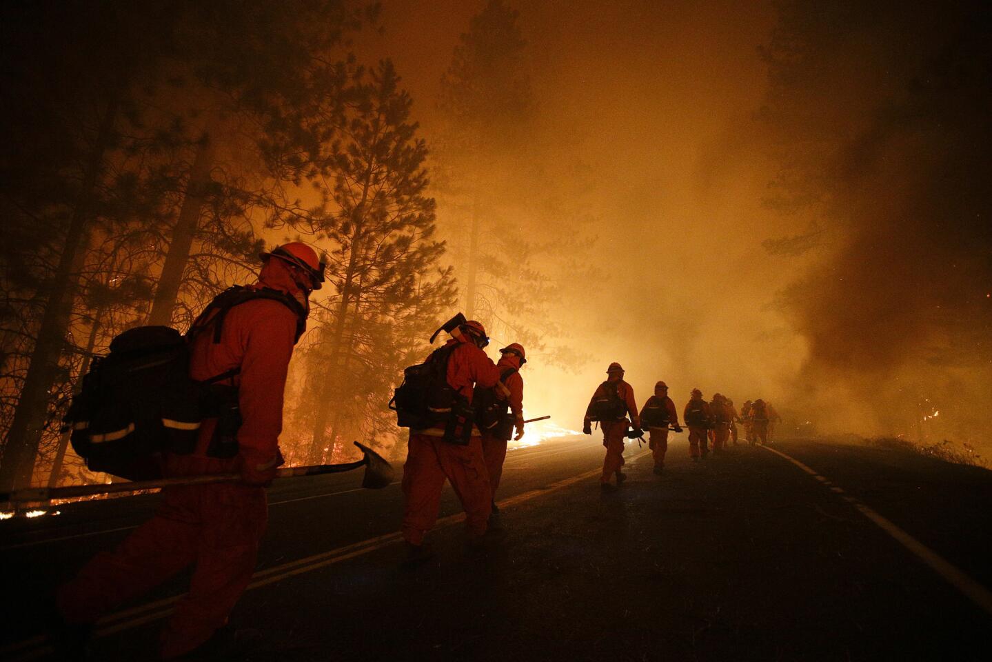 Yosemite firefighters