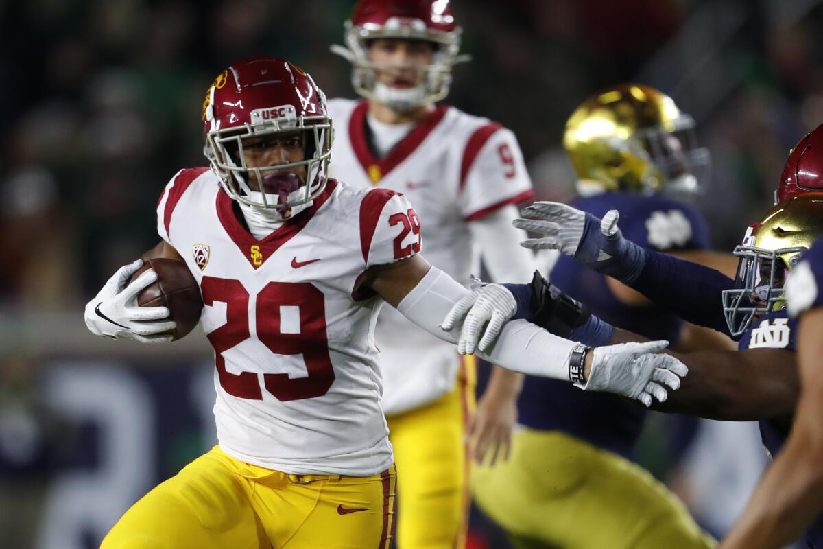 USC running back Vavae Malepeai 