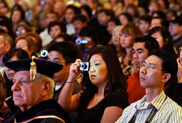 In the audience