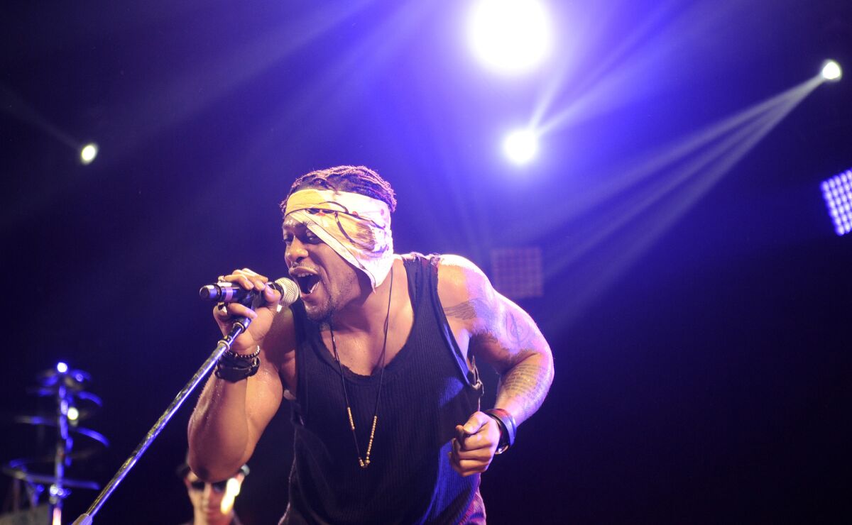 D'Angelo & The Vanguard perform at FYF Fest on Sunday.