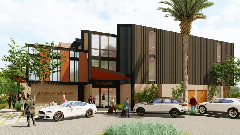 A rendering of Marea Village.