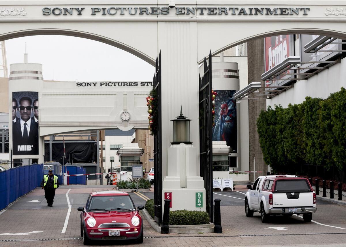 Sony Pictures Entertainment studios in Culver City.