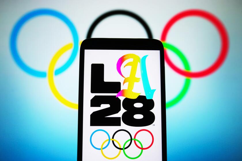 UKRAINE - 2023/12/21: In this photo illustration, Los Angeles 2028 Olympic Games.
