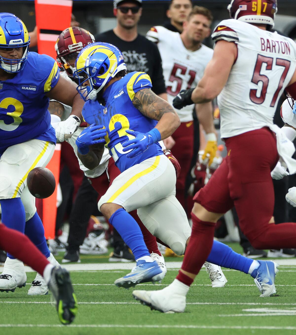 Rams hold an NFC playoff spot after victory over Commanders - Los ...