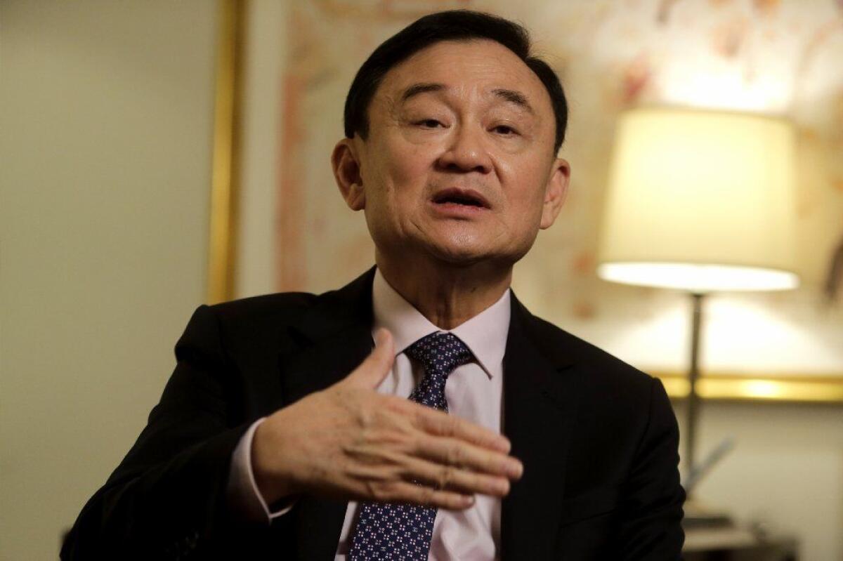 Former Thai Prime Minister Thaksin Shinawatra has led his opposition political movement from exile after being ousted in a 2006 military coup.
