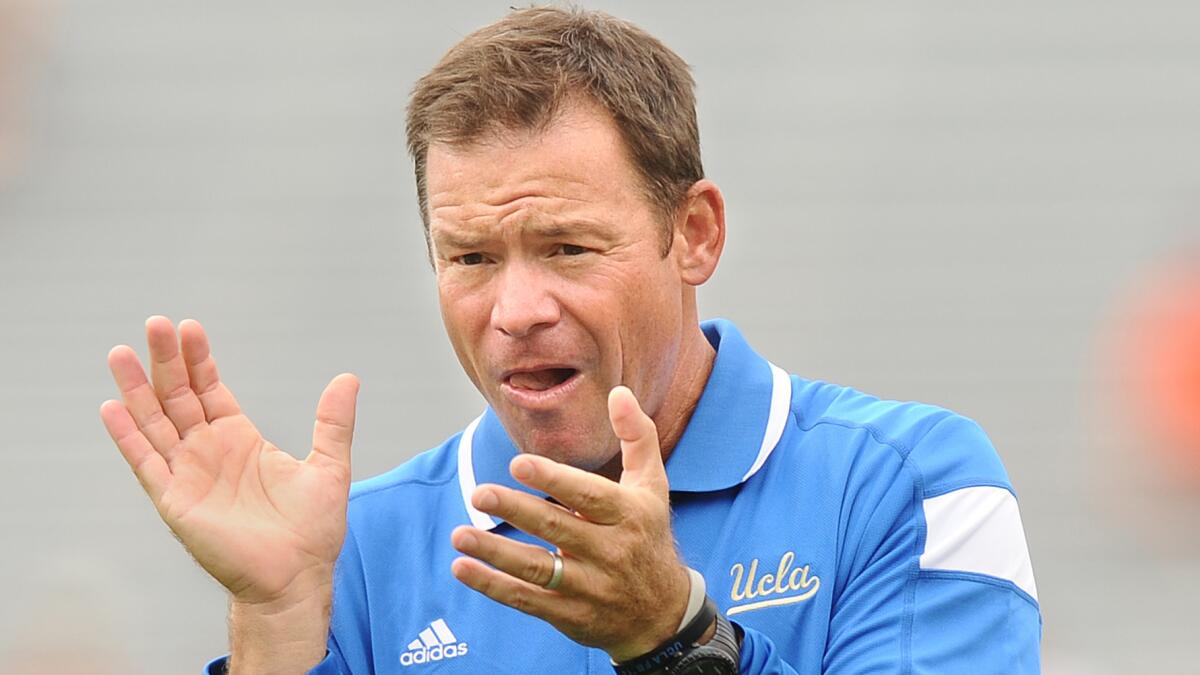 UCLA Coach Jim Mora says he feels that he has a very focused team heading into Saturday's game against Texas.