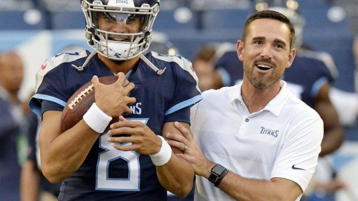 NFL: Titans' Matt LaFleur to coach Packers - Los Angeles Times