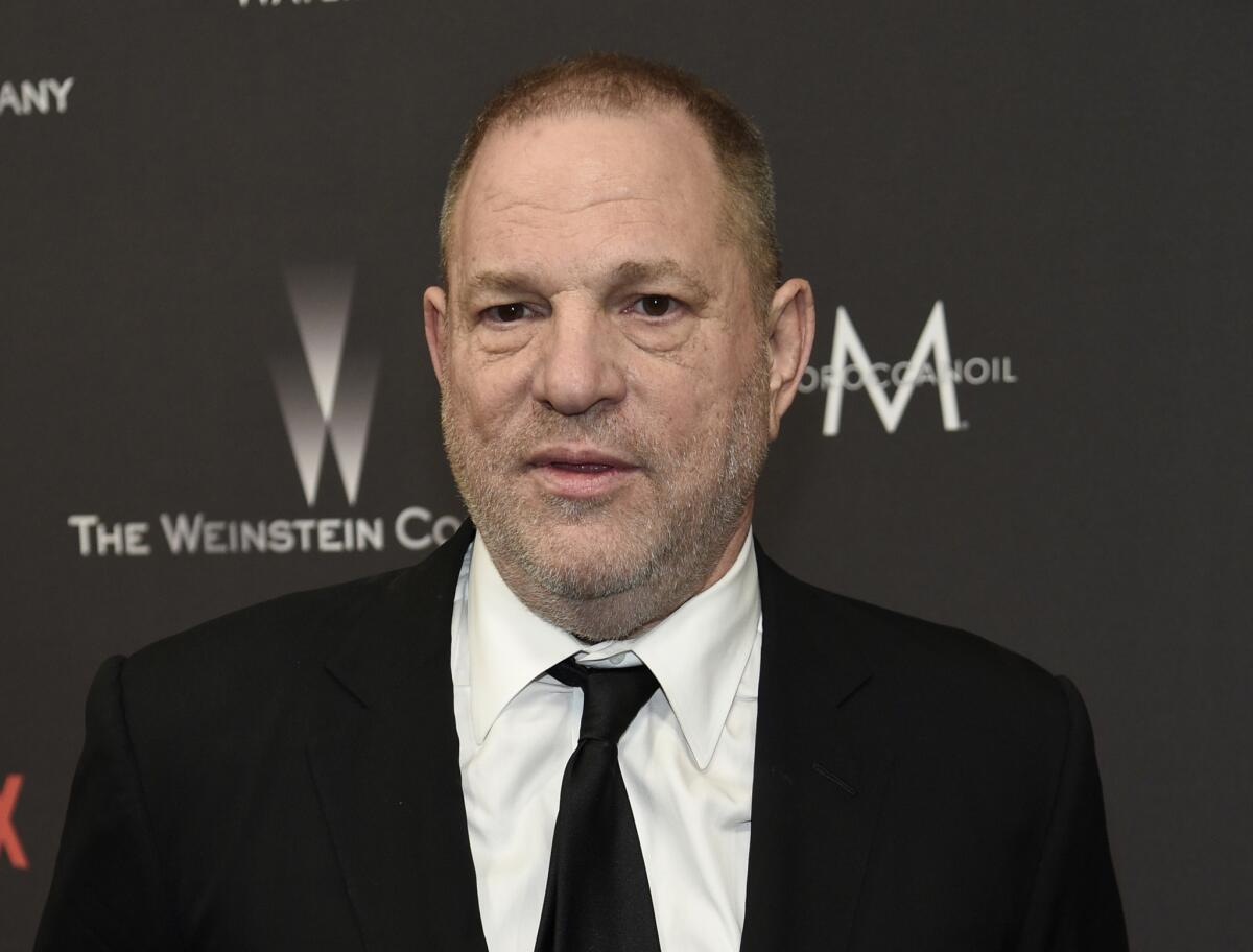 Former studio head Harvey Weinstein is already under investigation in Los Angeles, New York and London on allegations of sexual harassment and assault.