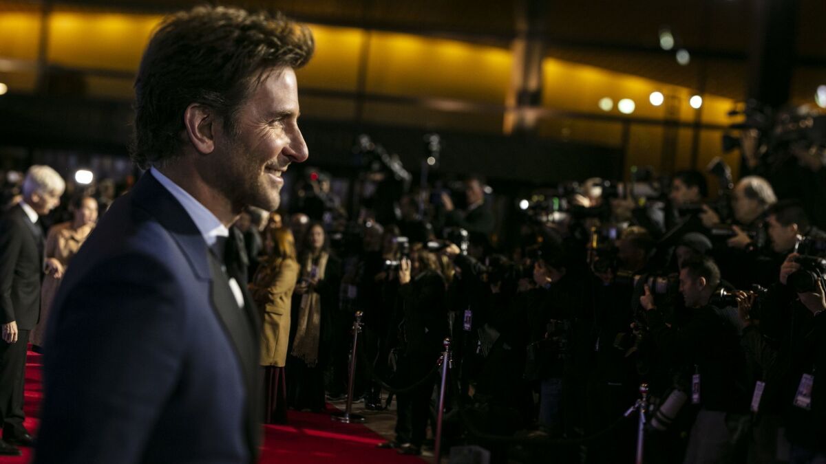 Bradley Cooper on the gala's red carpet Thursday.