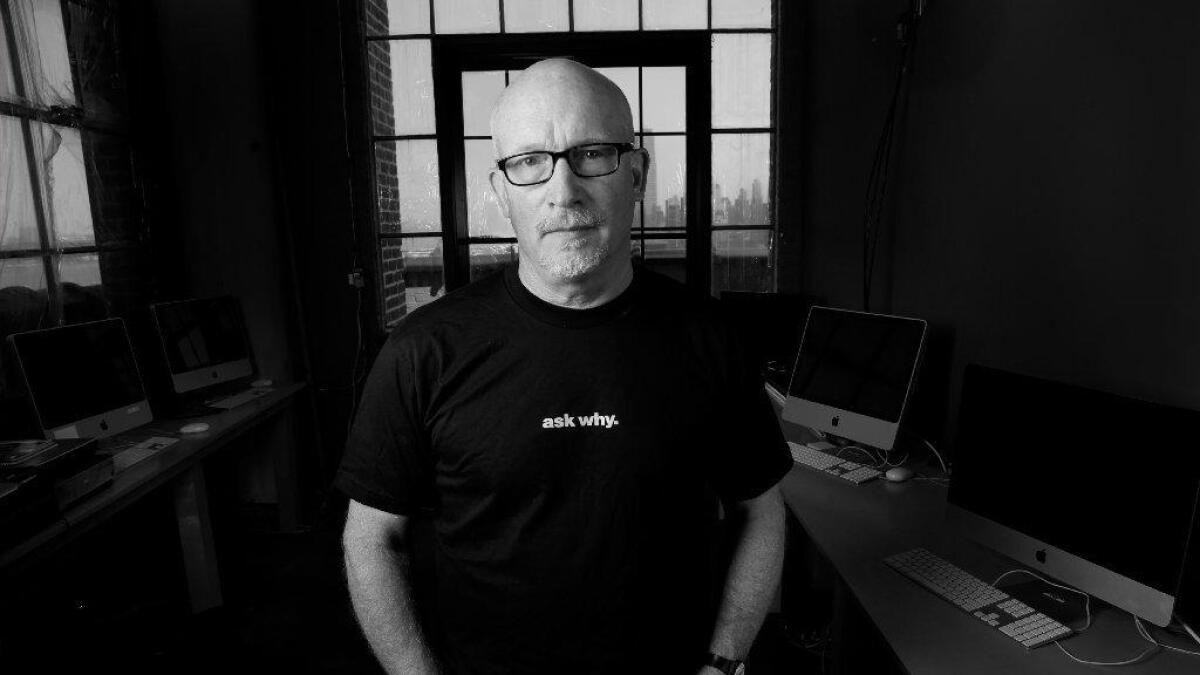 Documentary film director Alex Gibney is seen at his Manhattan headquarters on July 21, 2015.