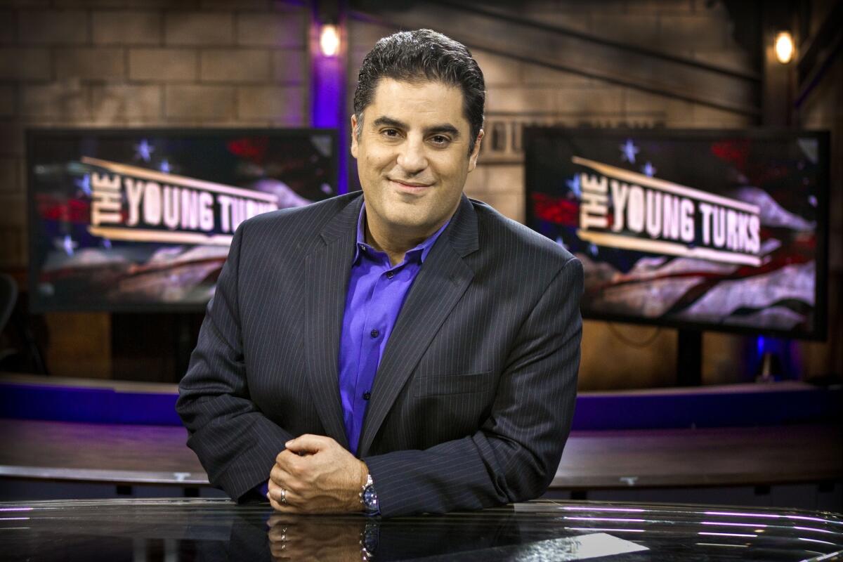 Cenk Uygur, photographed at Current TV in 2011.