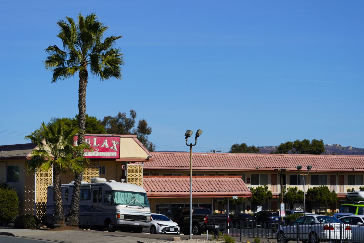 The Relax Inn & Suites in El Cajon accepts vouchers for homeless people.