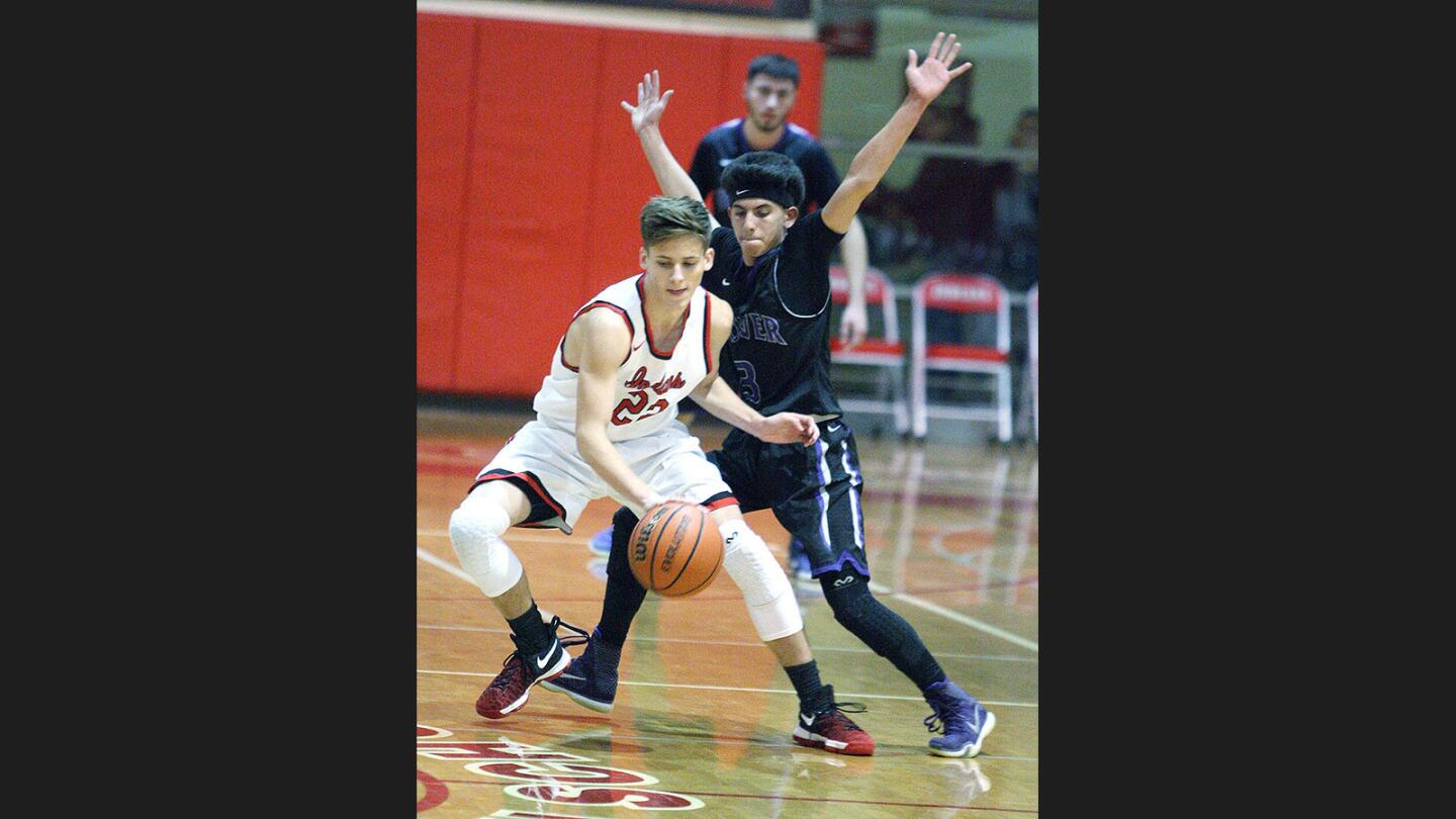 Photo Gallery: Glendale vs. Burroughs Pacific League boys' basketball