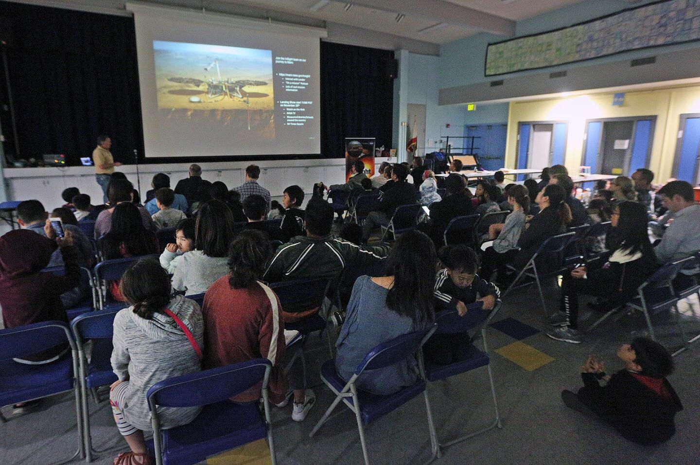 Photo Gallery: La Canada Unified School District invited to discussion about the InSight mission to Mars