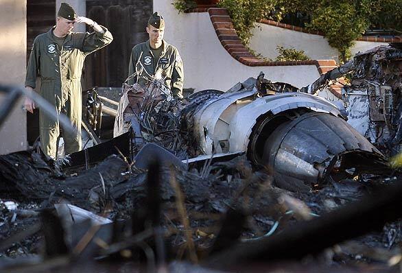 F18 jet crash near Miramar - airmen