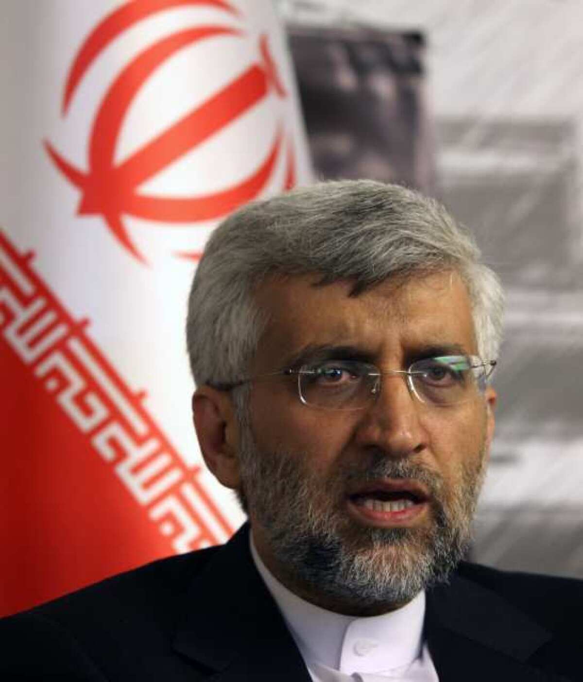 Iran's Chief Nuclear Negotiator Saeed Jalili speaks to The Associated Press after day-long talks with six world powers in Istanbul, Turkey.