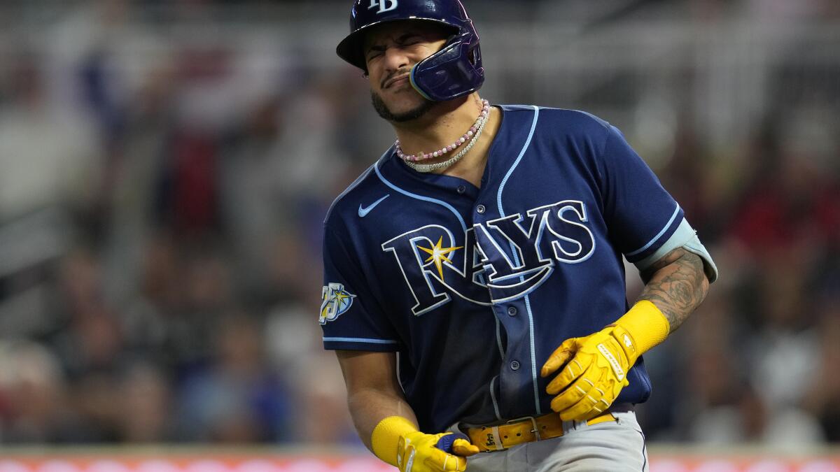Tampa Bay places slugging center fielder Jose Siri on injured list with  right-hand fracture - The San Diego Union-Tribune