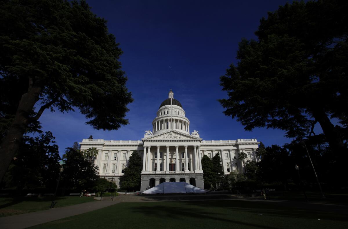 The California Capitol in Sacramento.