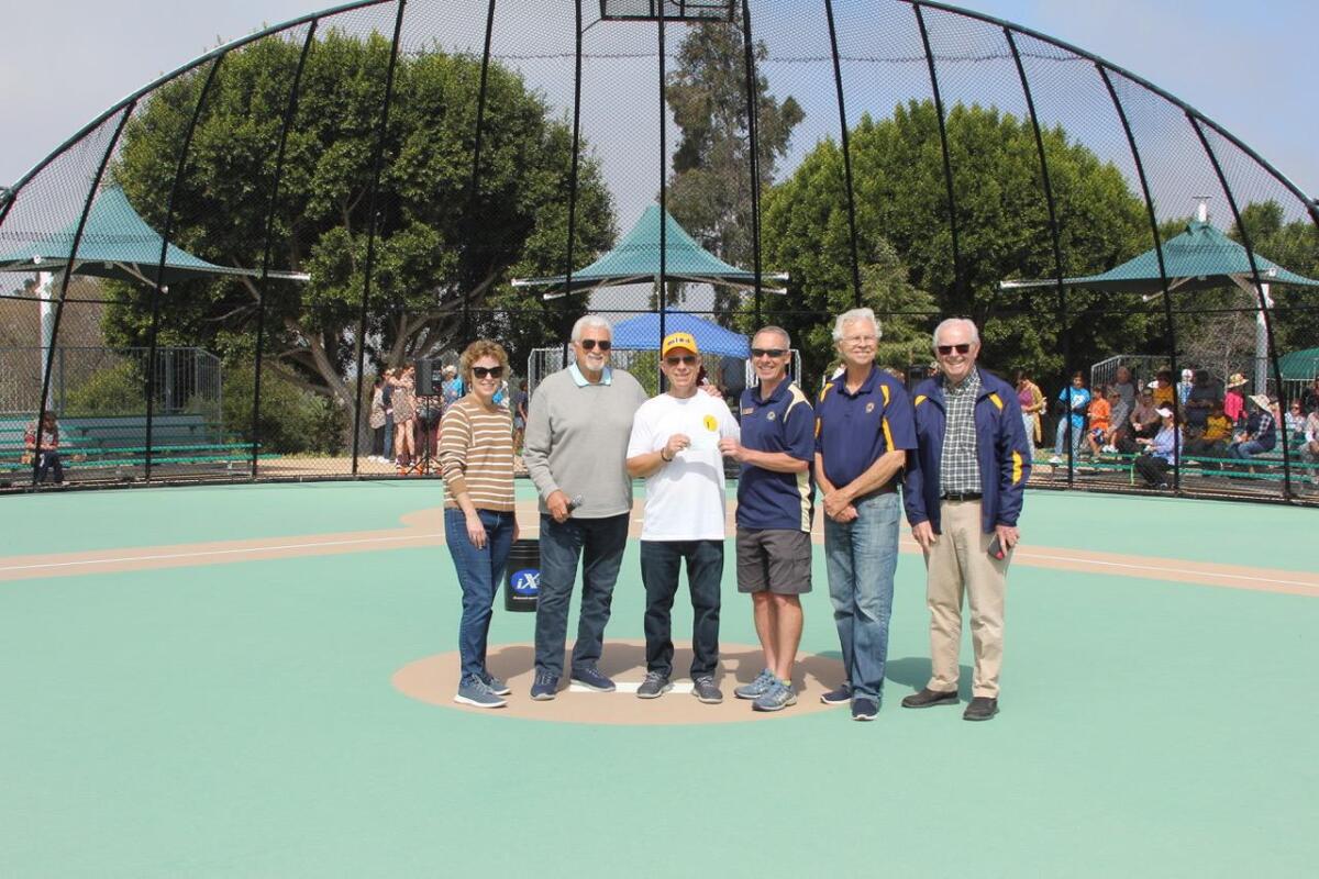 A donation was accepted by Miracle League 