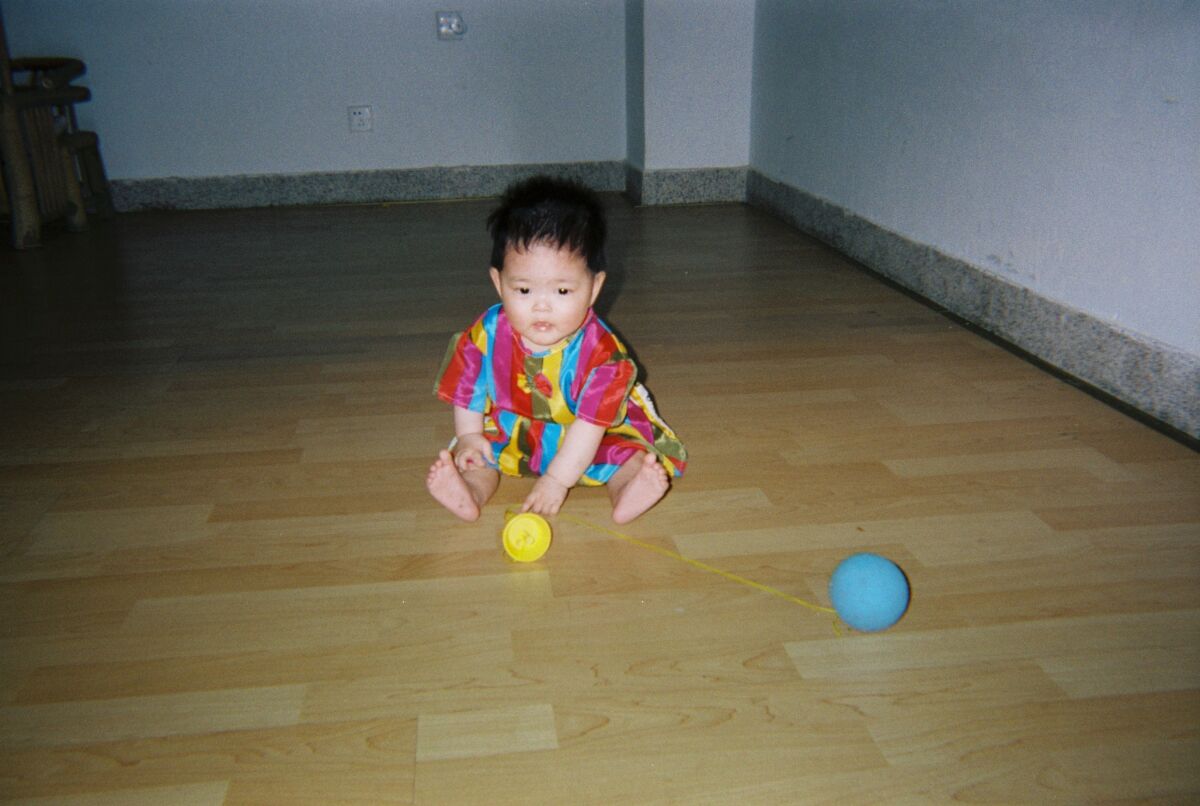 Tina Zhu Xi Caruso at 10 months old.