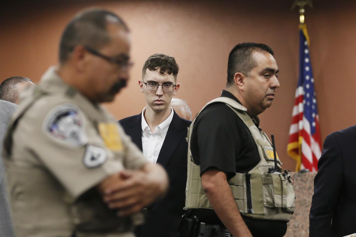 El sospechoso de la masacre en un Walmart de El Paso, Patrick Crusius, se declara inocente 