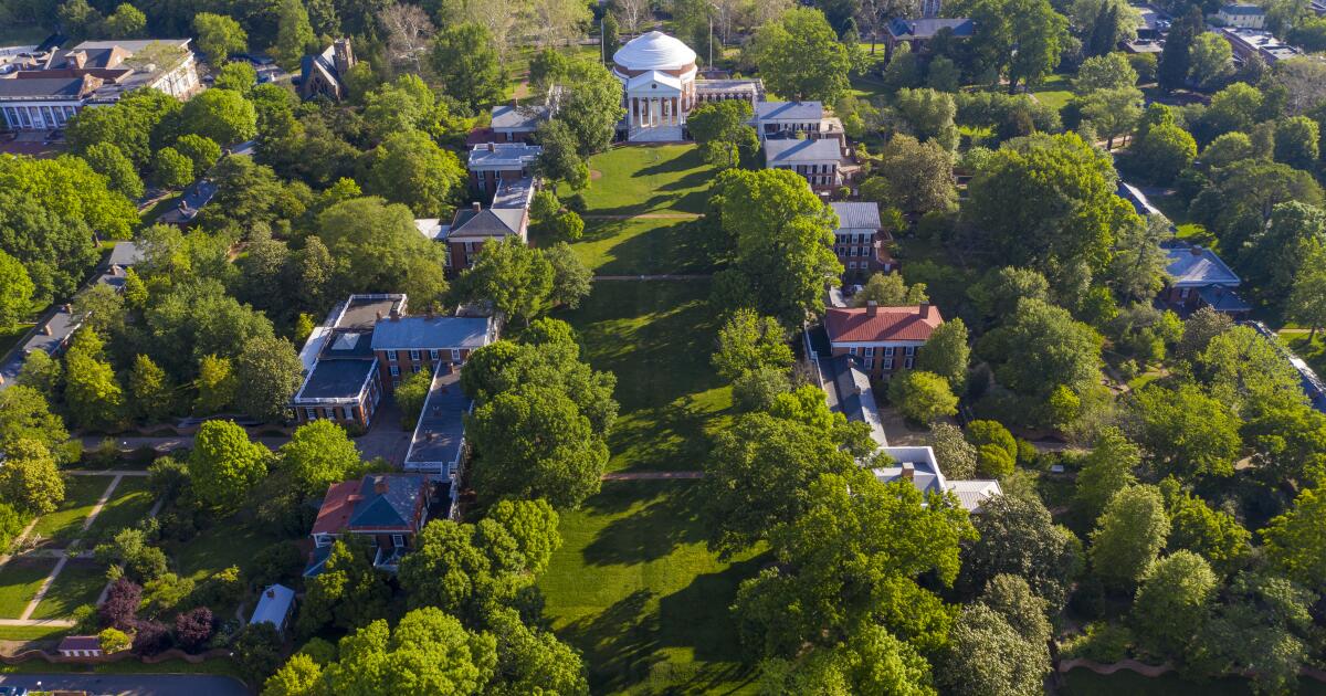 University of Virginia changes athletics logo over connection to slavery on  campus