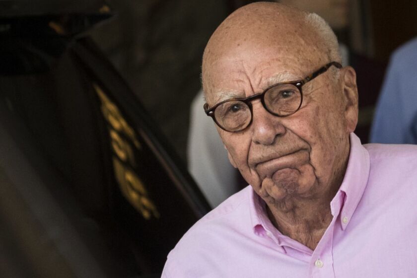 SUN VALLEY, ID - JULY 10: Rupert Murdoch, chairman of News Corp and co-chairman of 21st Century Fox, arrives at the Sun Valley Resort of the annual Allen & Company Sun Valley Conference, July 10, 2018 in Sun Valley, Idaho. Every July, some of the world's most wealthy and powerful businesspeople from the media, finance, technology and political spheres converge at the Sun Valley Resort for the exclusive weeklong conference. (Photo by Drew Angerer/Getty Images) ** OUTS - ELSENT, FPG, CM - OUTS * NM, PH, VA if sourced by CT, LA or MoD **