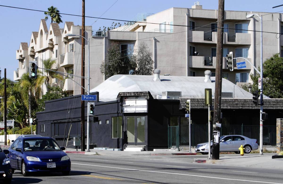 Residents worry that a new marijuana dispensary at Centinela Boulevard and Palms Avenue in Mar Vista will add to congestion and increase crime.
