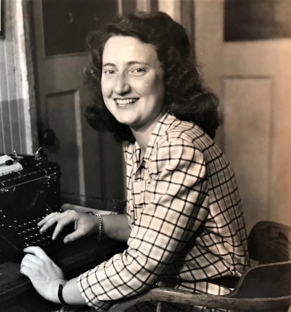 Jeanne S. Keevil, seen in 1946.