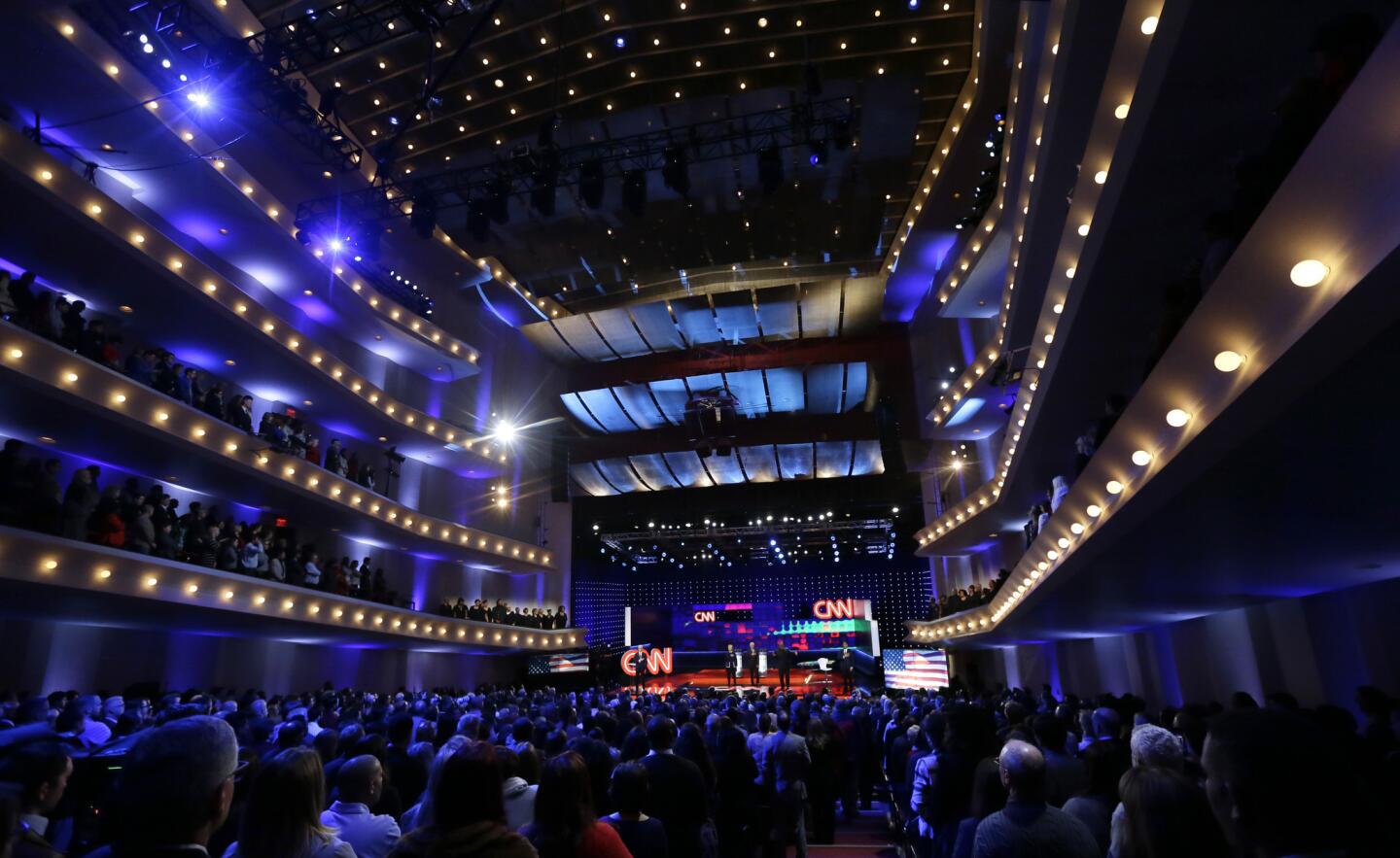 Democratic presidential debate in Flint, Mich.