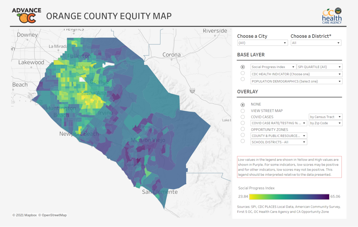 The Orange County Equity Map 