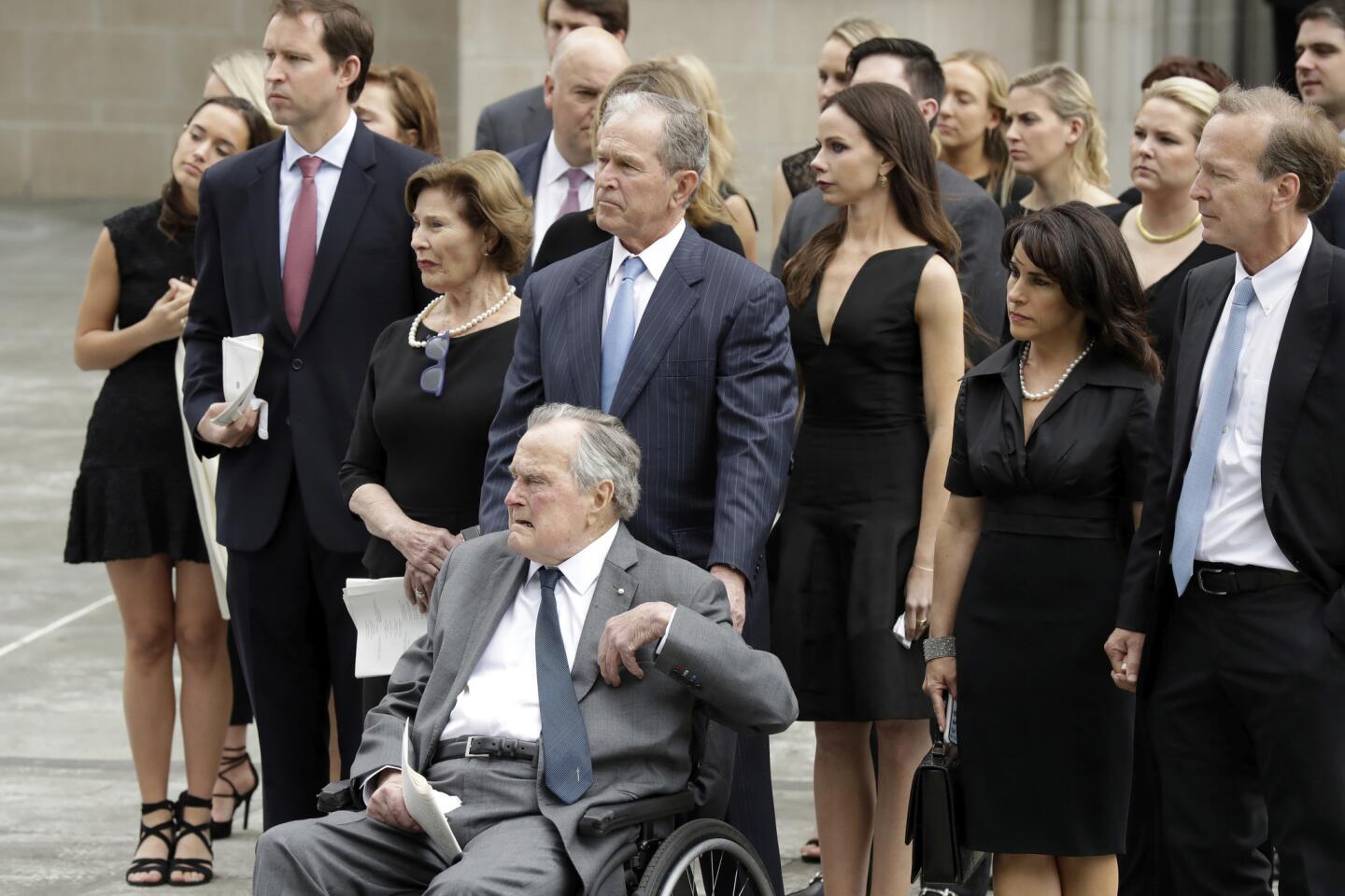 George H.W. Bush and George W. Bush