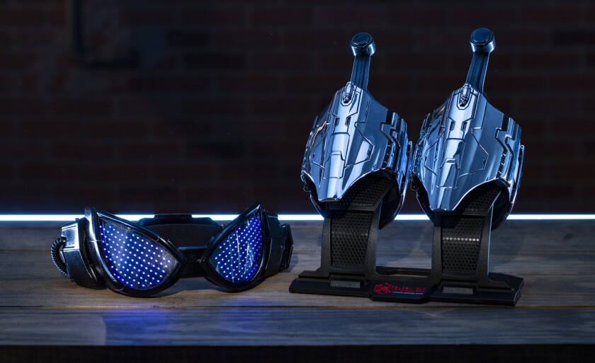 Spider-Man light goggles y los Web Shooters del WEB Suppliers los encontrará exclusivamente en el Avengers Campus de Disney California Adventure. (David Roark/Disneyland Resort).