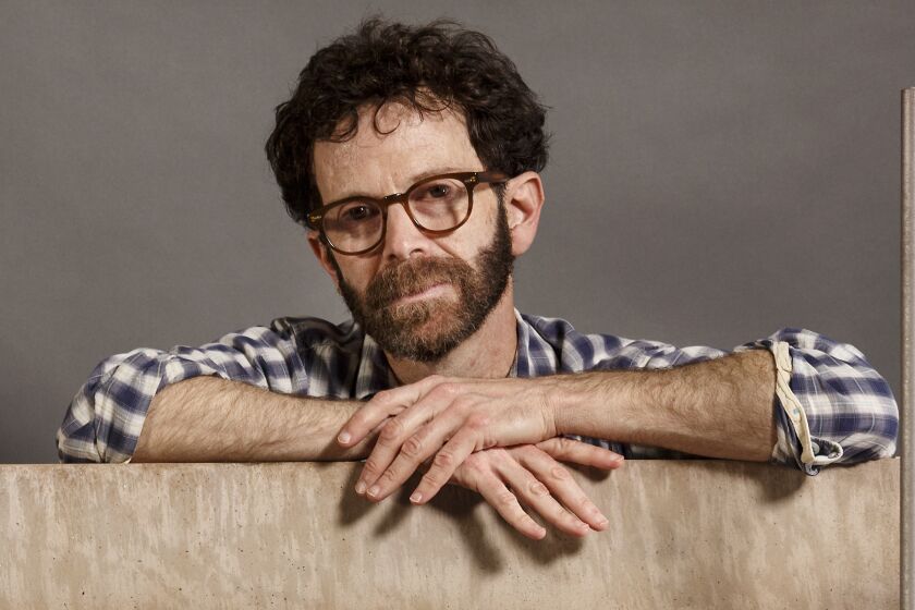 Charlie Kaufman on the set of "Anomalisa," the last film he directed.