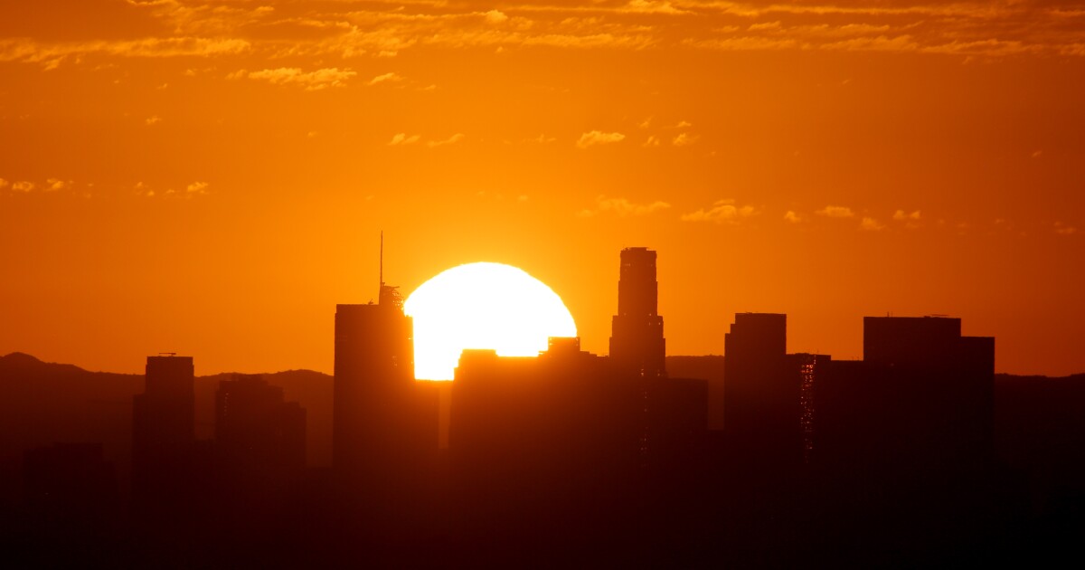 L.A. County will experience triple the number of hot days by 2053, study says