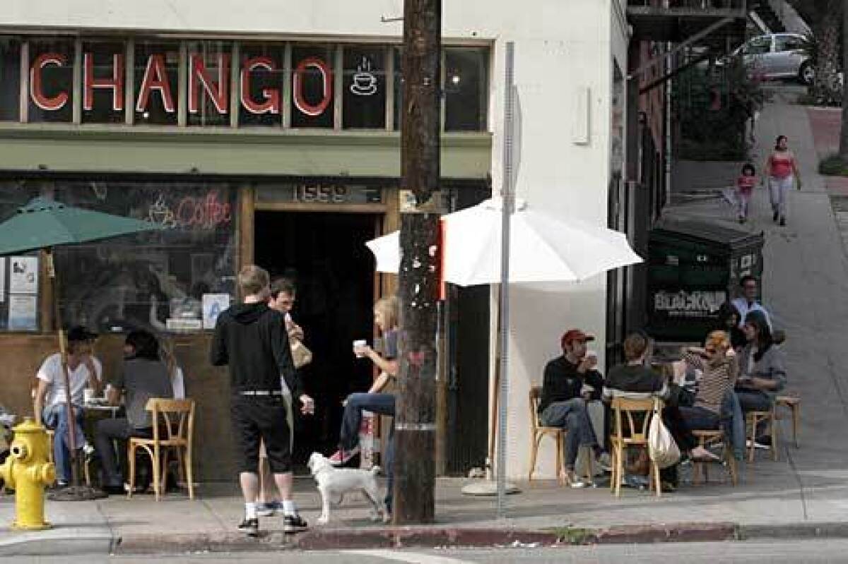 The neighborhood coffeehouse Chango has become a popular spot in Echo Park.