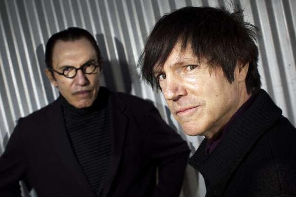 Ron Mael, left, and brother Russell Mael of L.A. art-rock duo Sparks tease the release of a new album and a tour for 2017 with a short film.