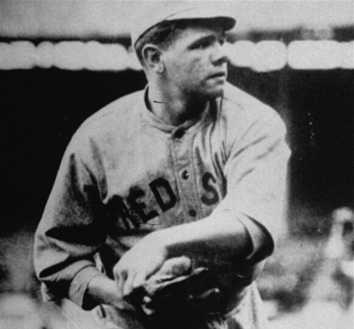 Baseball legend Babe Ruth with the Boston Red Sox in 1916.