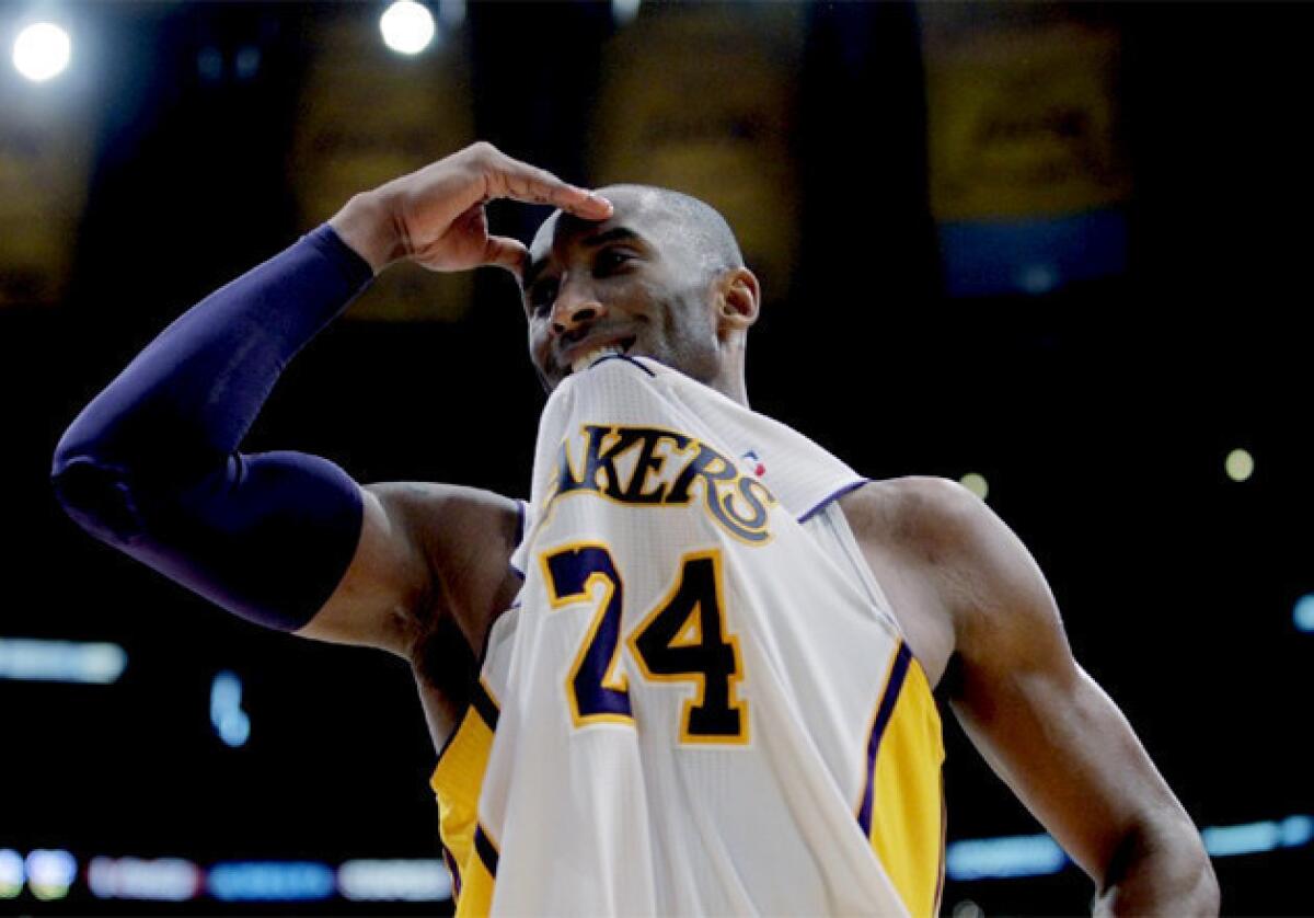 Kobe Bryant has one more year at $30.5 million left on his contract with the Lakers.