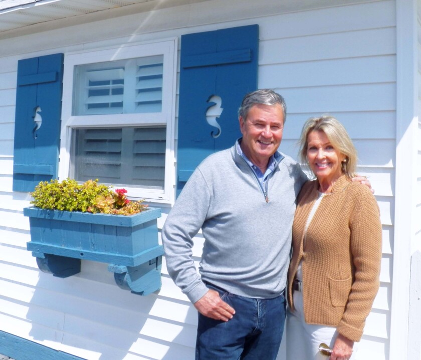 Bill and Claudia Allen, the 2022 Pacific Beach Honorary Mayors.